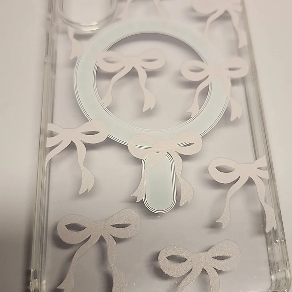 Brand new Samsung S25 Ultra Pink Bow Silicone Phone case